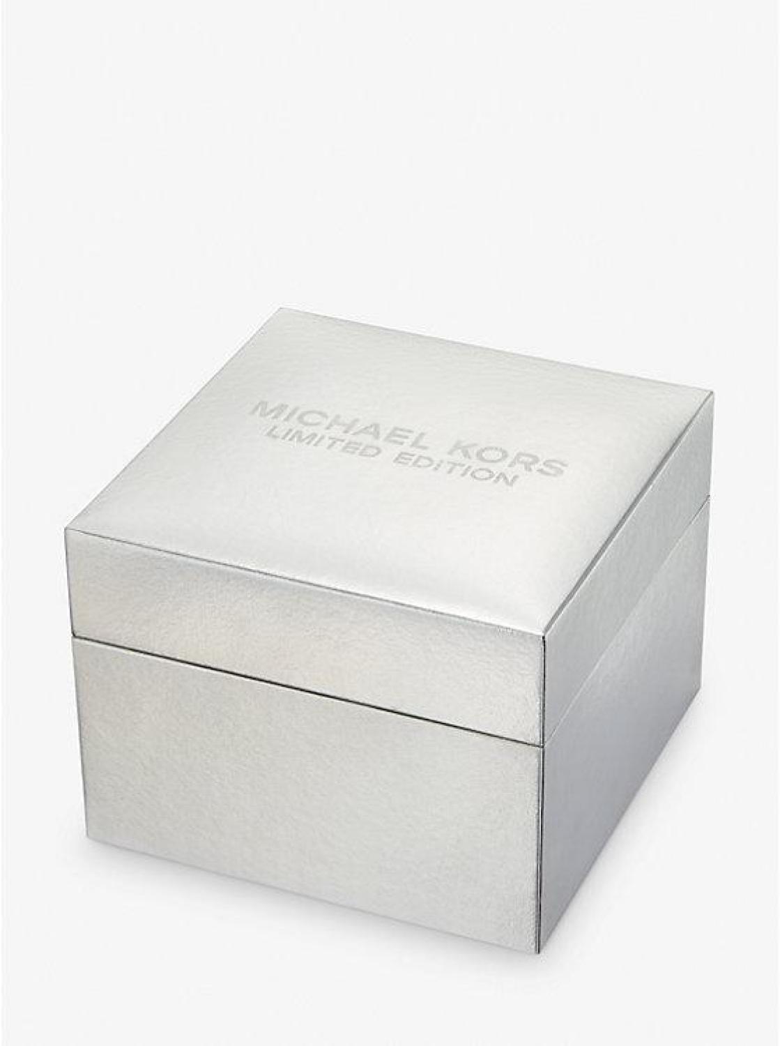 Limited-Edition Petite Runway Pavé Silver-Tone Watch