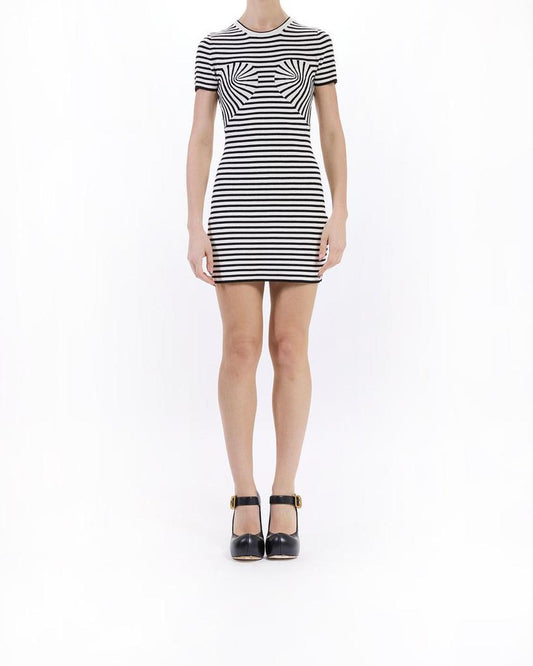 Marc Jacobs Striped Mini Dress