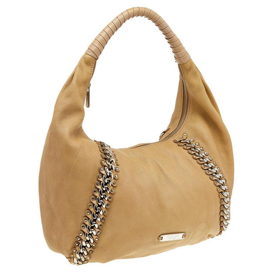 Michael Kors Leather Id Chain Hobo