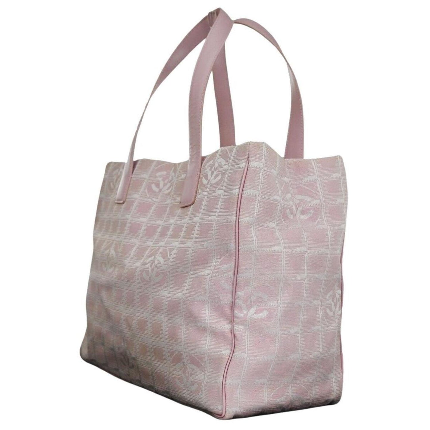 Chanel Travel Line Canvas Tote Bag (Pre-Owned)