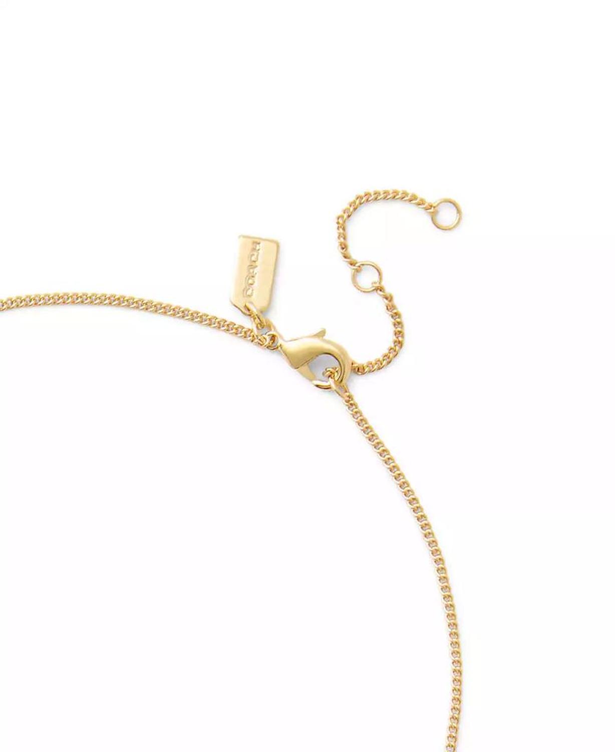 Signature Quilted Tube Pendant Necklace