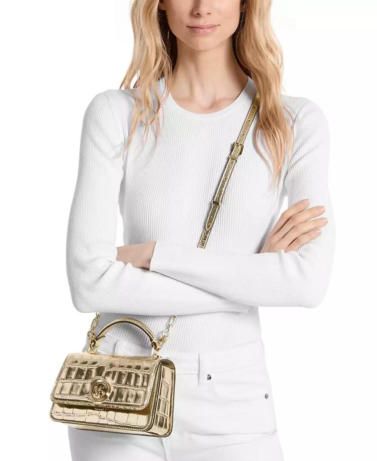 Delancey Small East West Top Handle Chain Crossbody