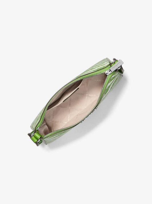 Jet Set Leather Medium Animal Print Logo Crossbody Bag with Case for Apple Airpods Pro®