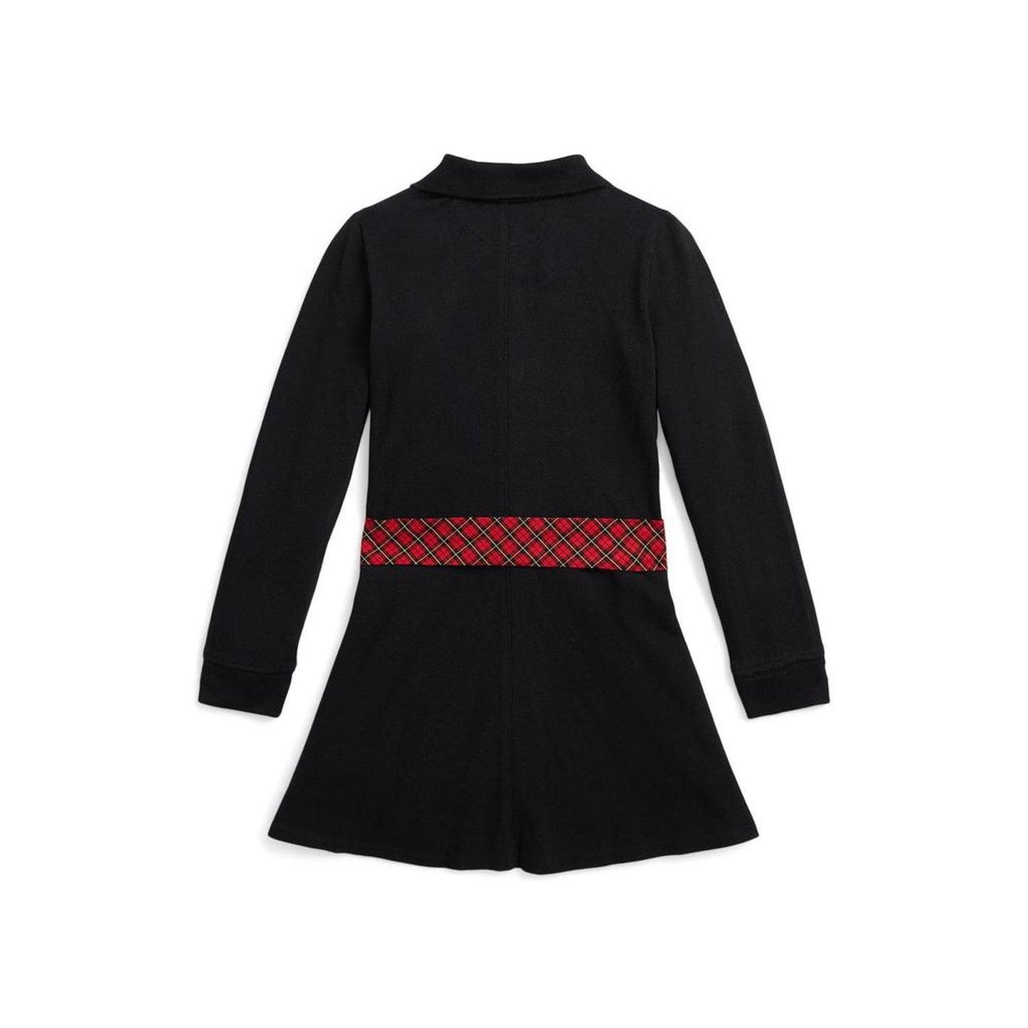 Plaid-Sash Knit Oxford Dress (Toddler/Little Kids)