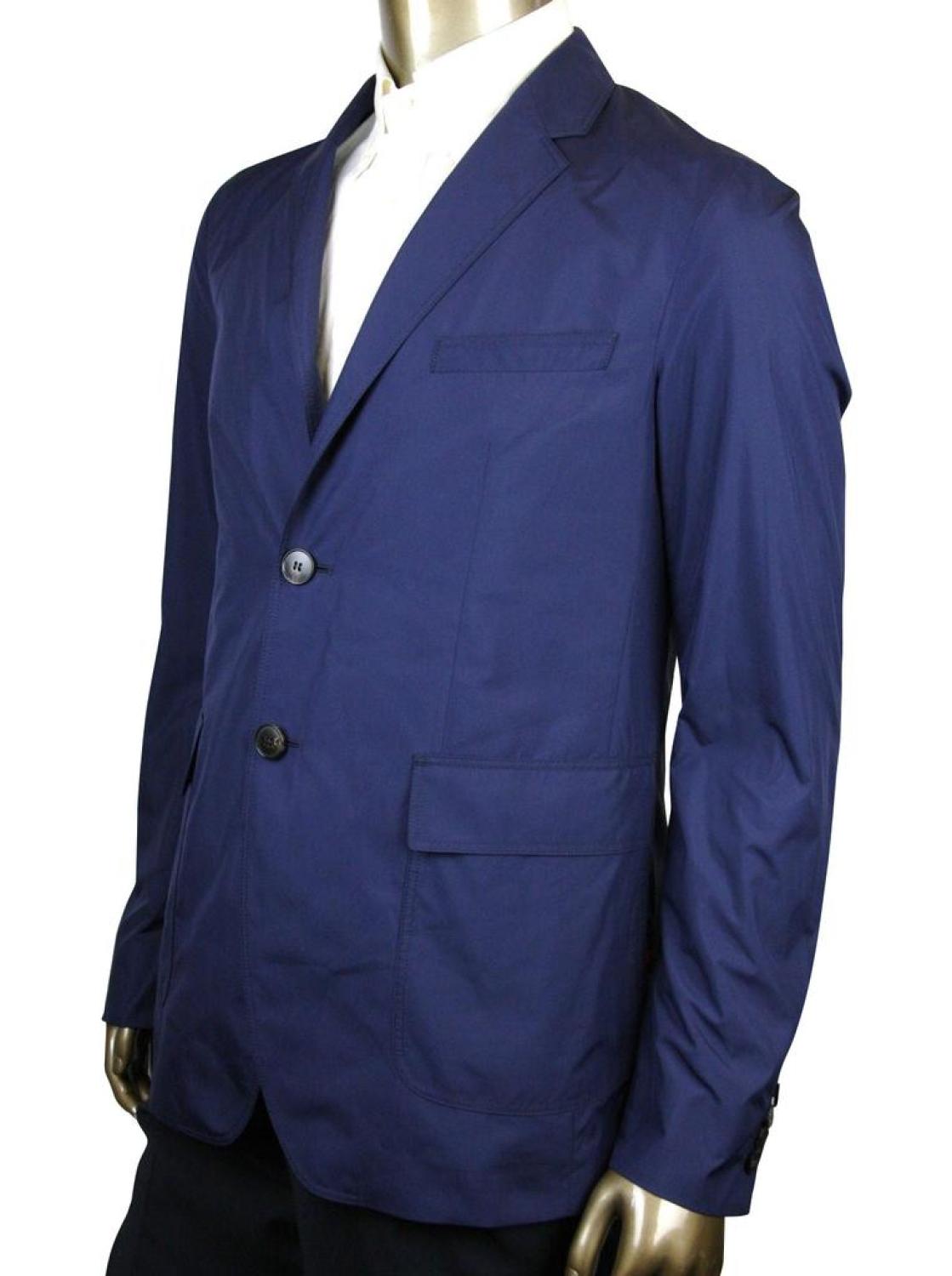 Gucci Men's Weight blue Polyester Techno Jacket