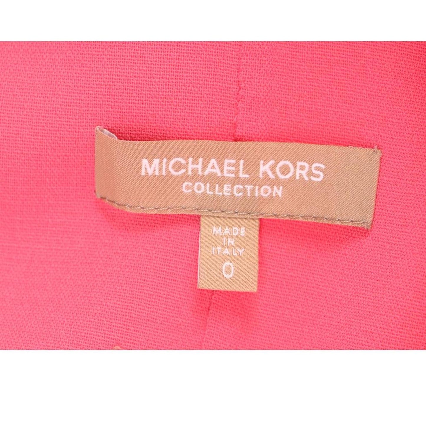 Single-Breasted Blazer in Pink Wool