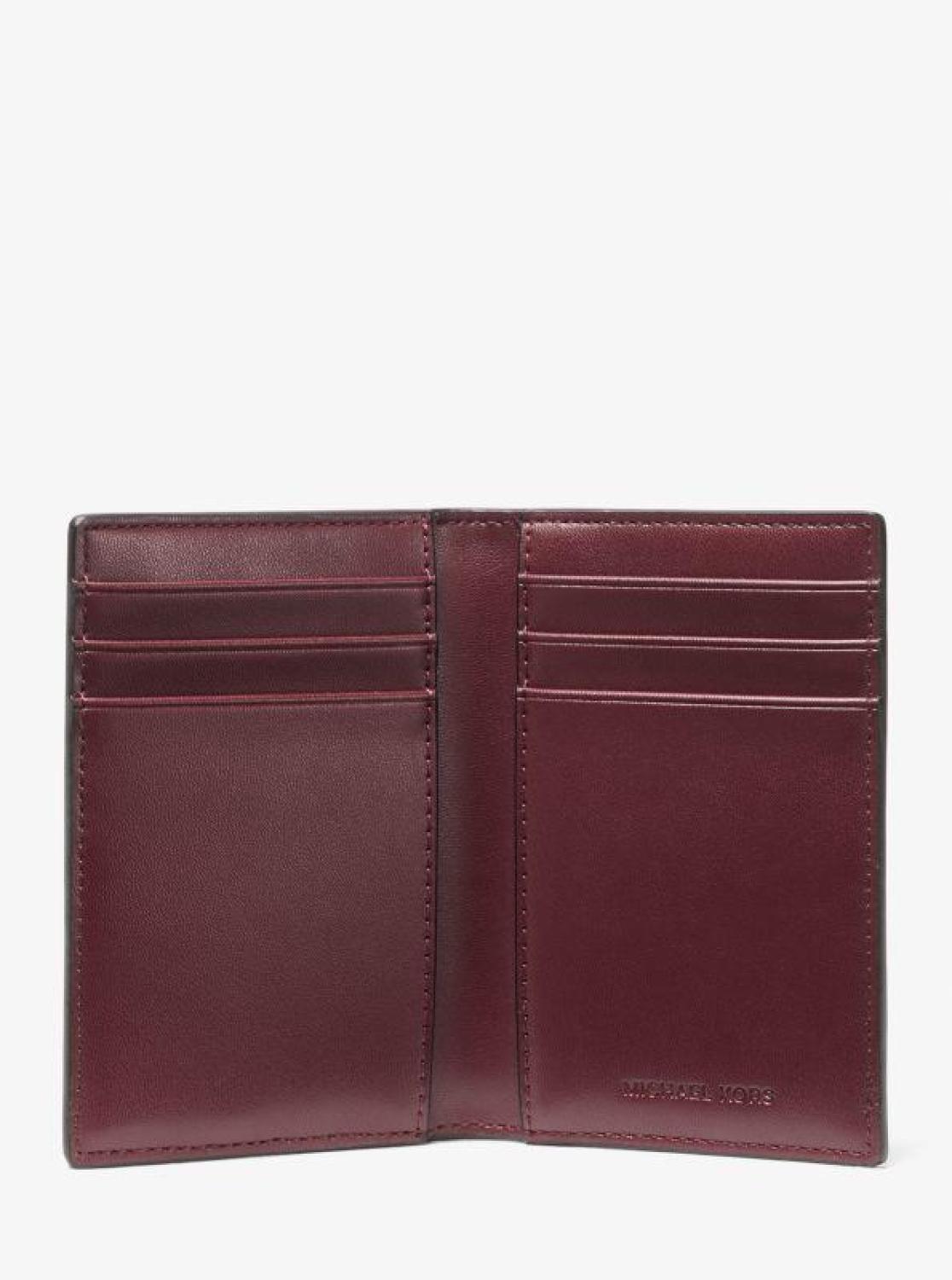 Rivington Striped Logo Bi-Fold Card Case