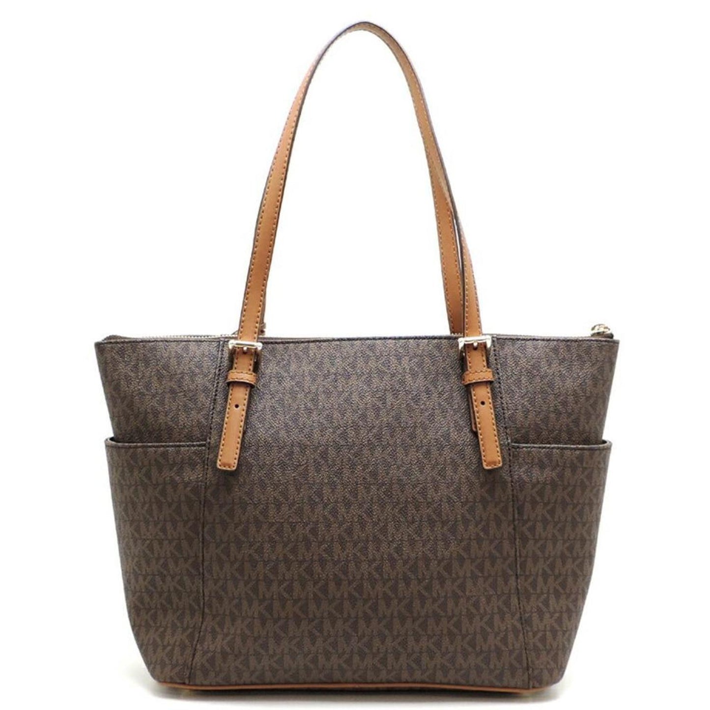Coated Canvas Leather Tote Bag (Pre-Owned)