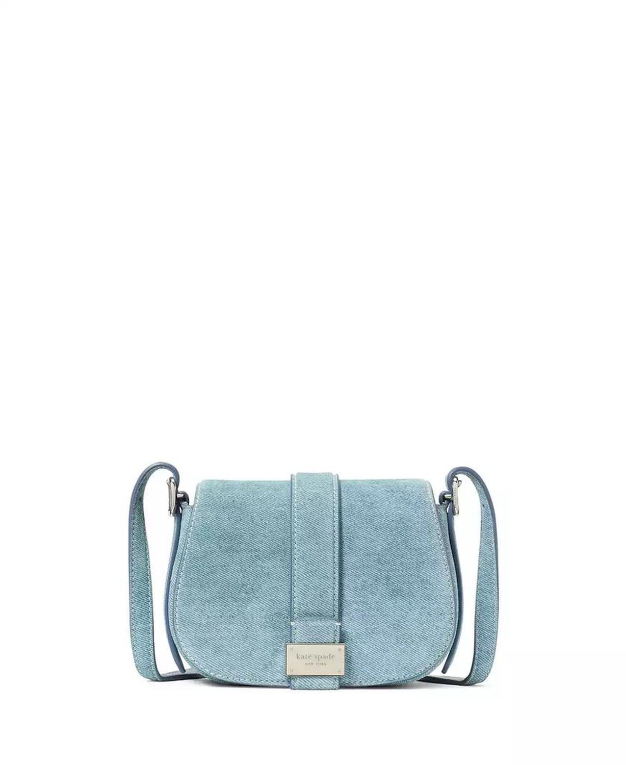 Nouveau Denim Mini Saddle Bag