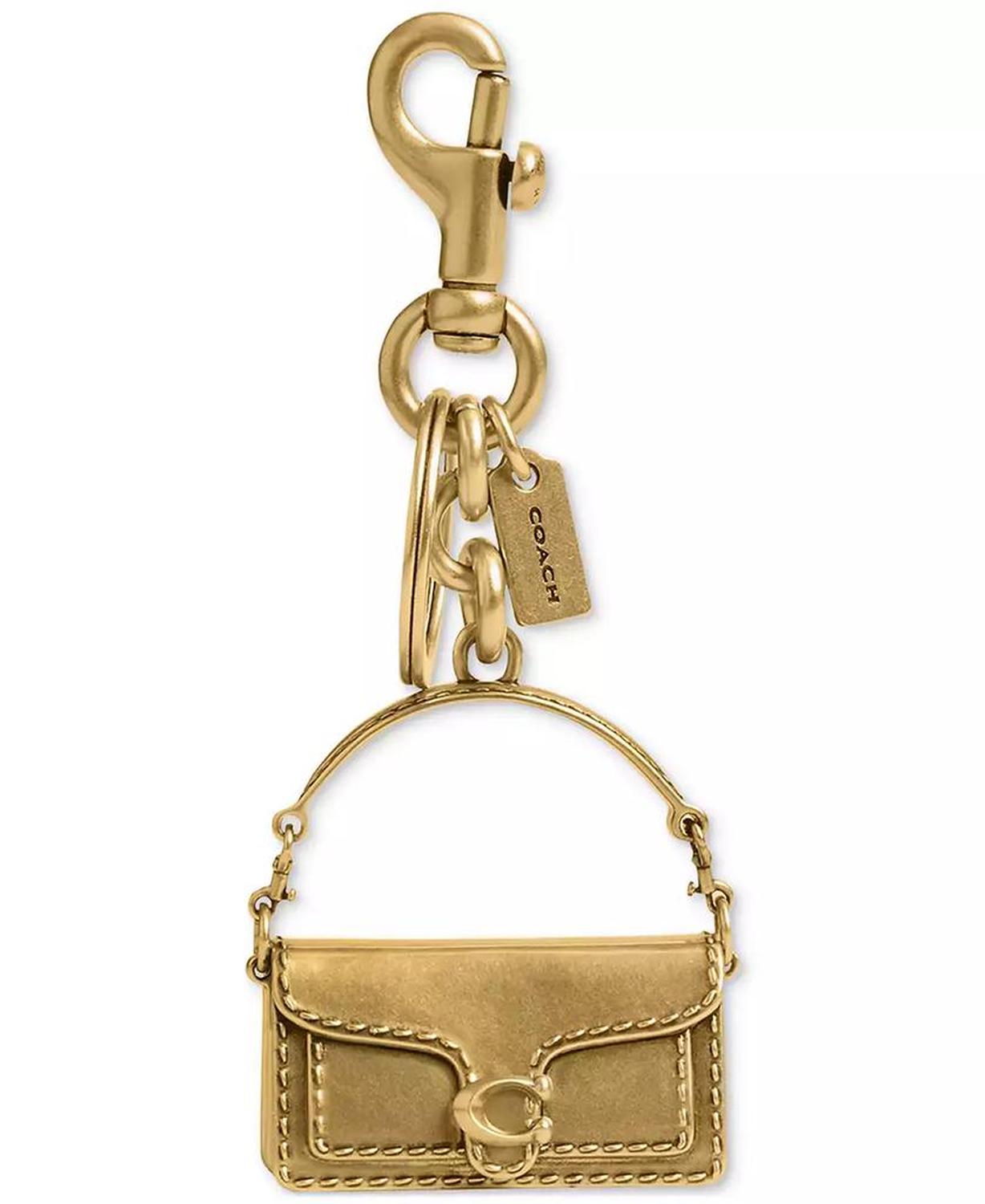 Gold-Tone Tabby Bag Charm