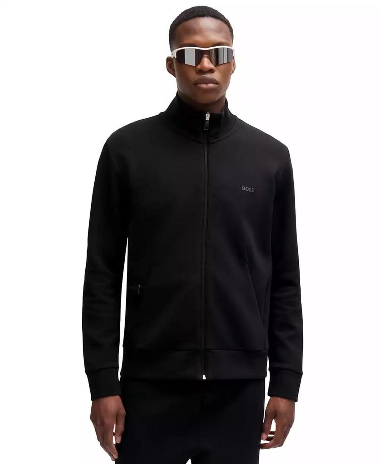 Men's Logo Print Zip-Up Sweatshirt