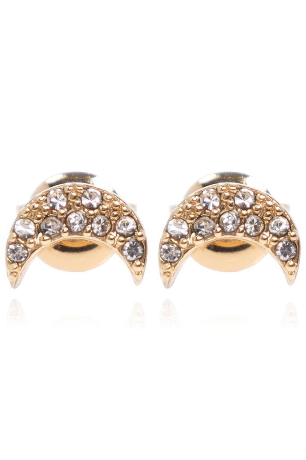 Coach Embellished Earrings And Necklace Set
