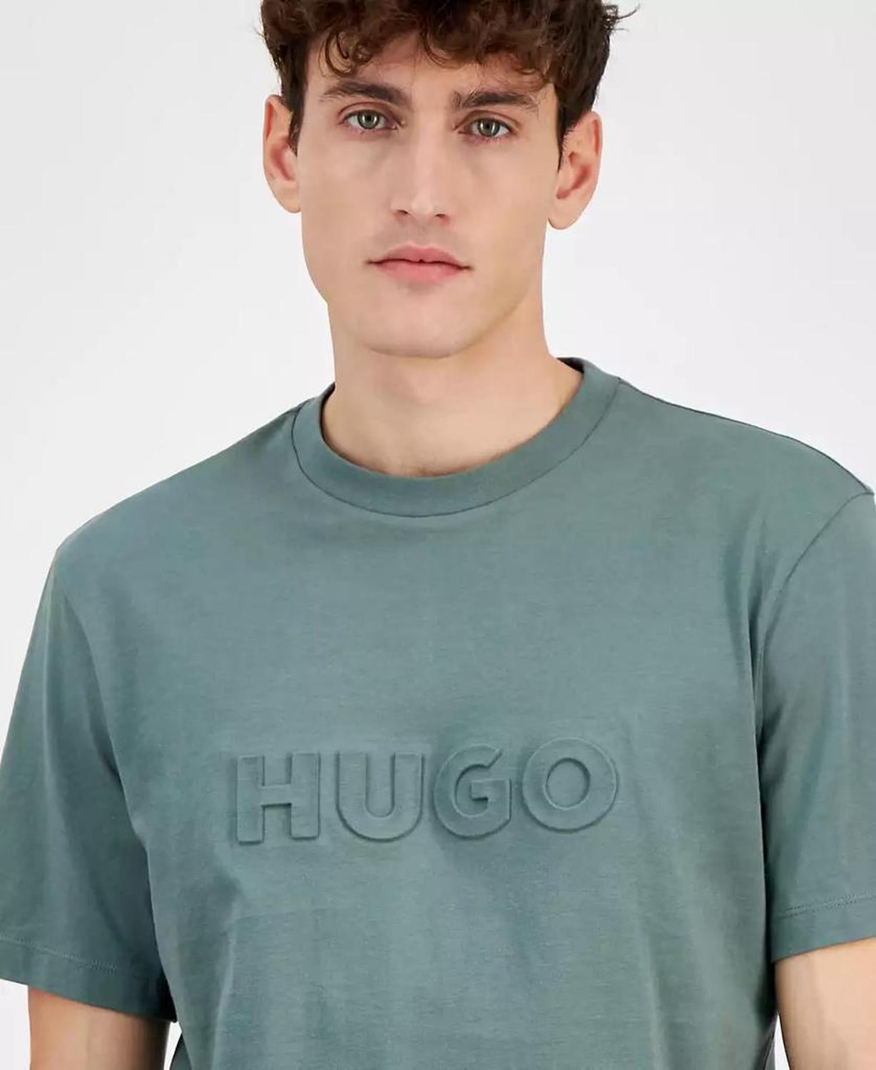 HUGO by Men's Detori Regular-Fit Logo Embossed Graphic T-Shirt, Exclusively at Macy's
