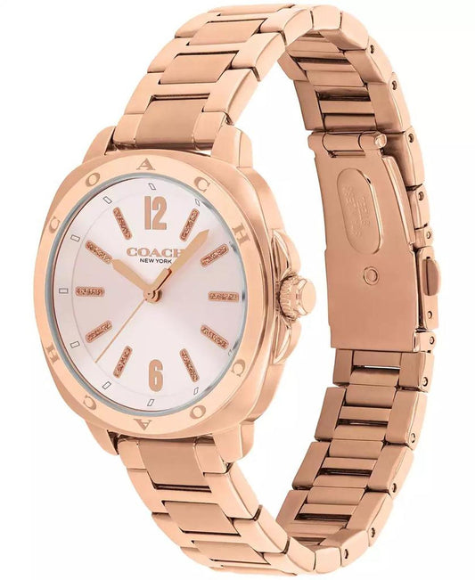 Women's Kitt Rose Gold Stainless Steel Bracelet Watch, 34mm