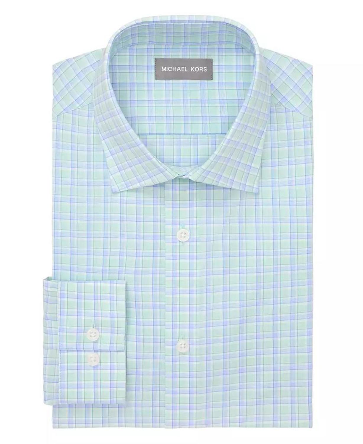 Men's Regular-Fit Check Dress Shirt