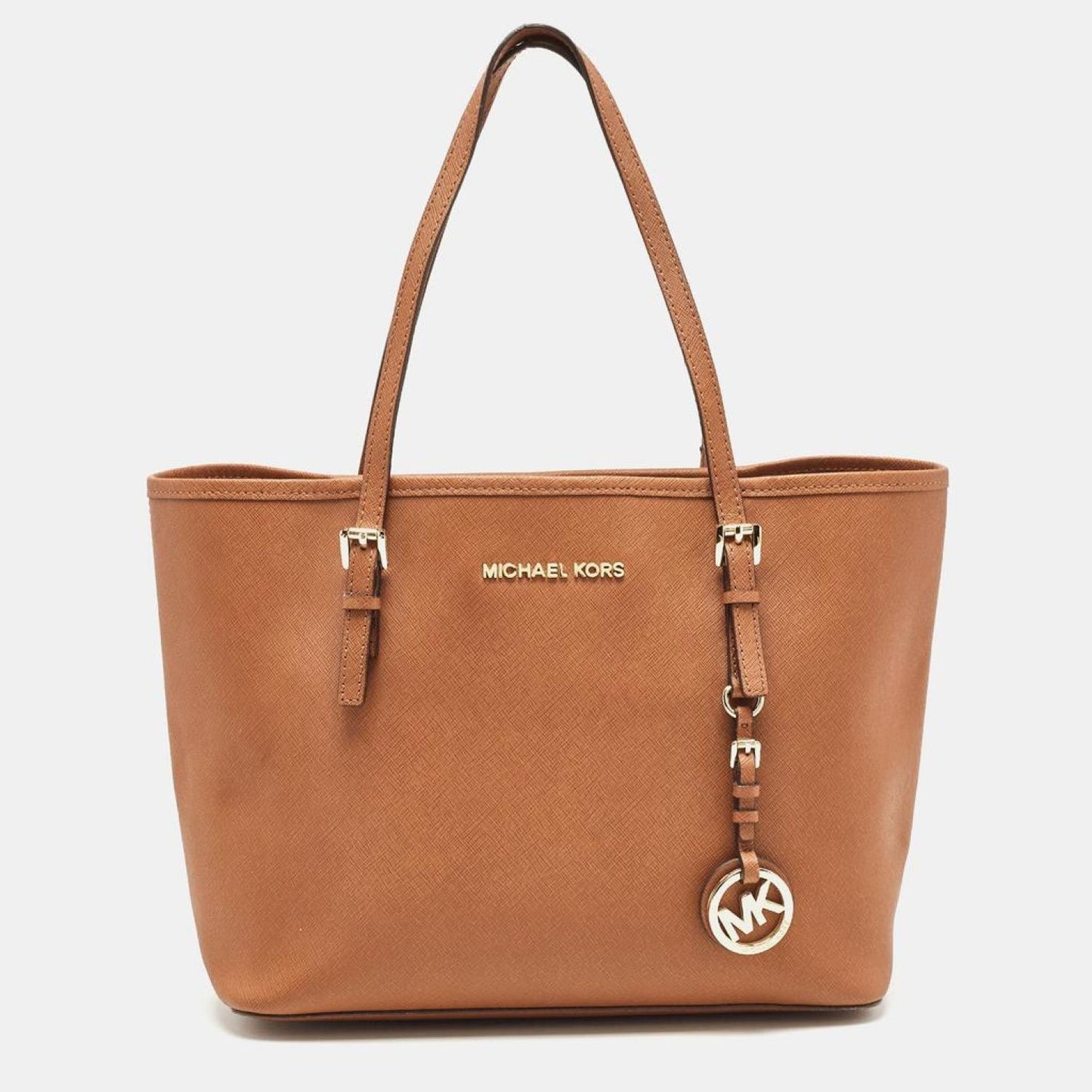 Michael Michael Kors Saffiano Leather Small Jet Set Travel Tote