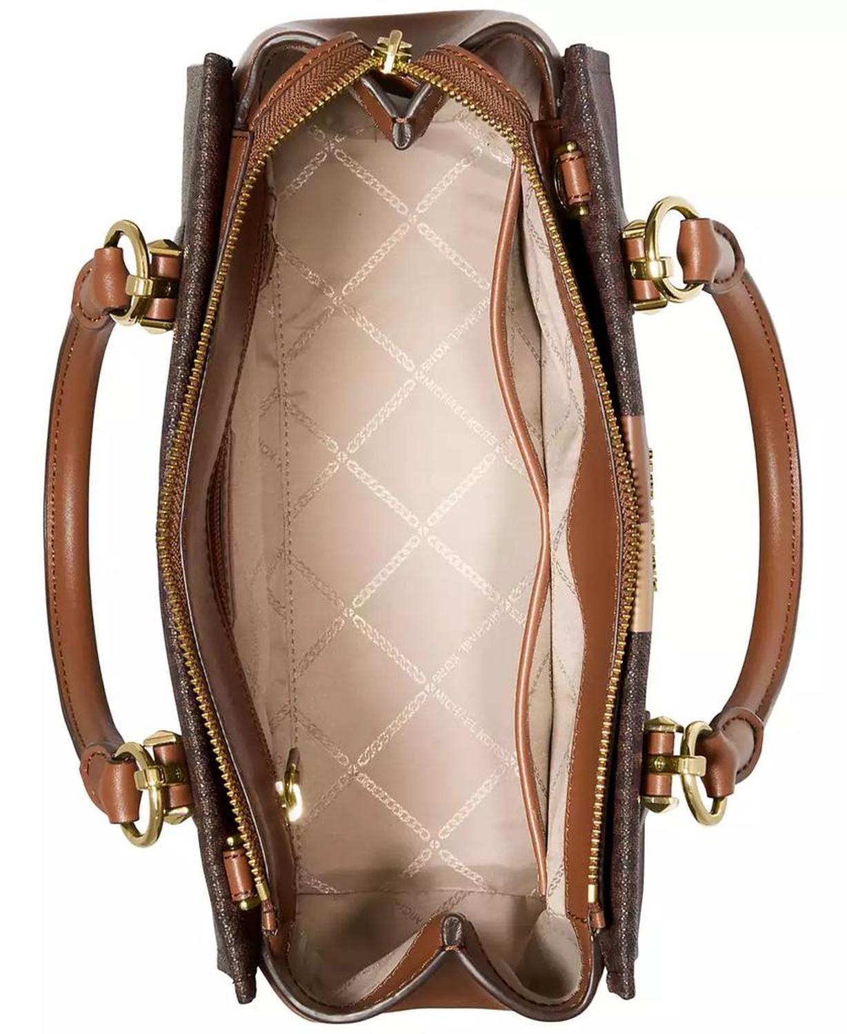 Logo Marilyn Medium Stripe Satchel