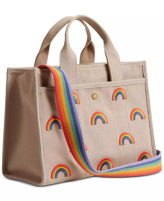 Cargo Tote Bag With Rainbow