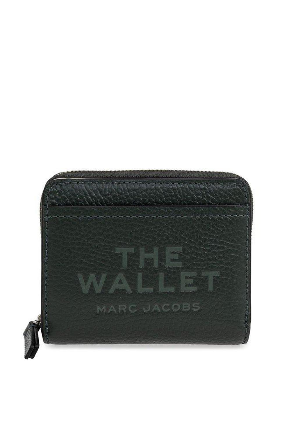 Marc Jacobs Logo Printed Zipped Mini Compact Wallet