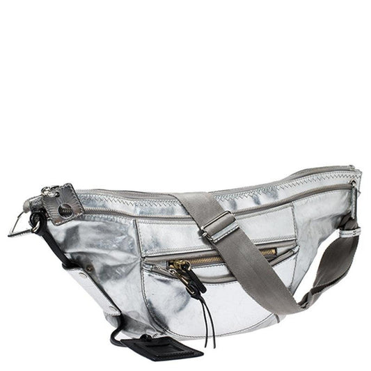 Chloe Metallic Leather Fanny Crossbody Bag