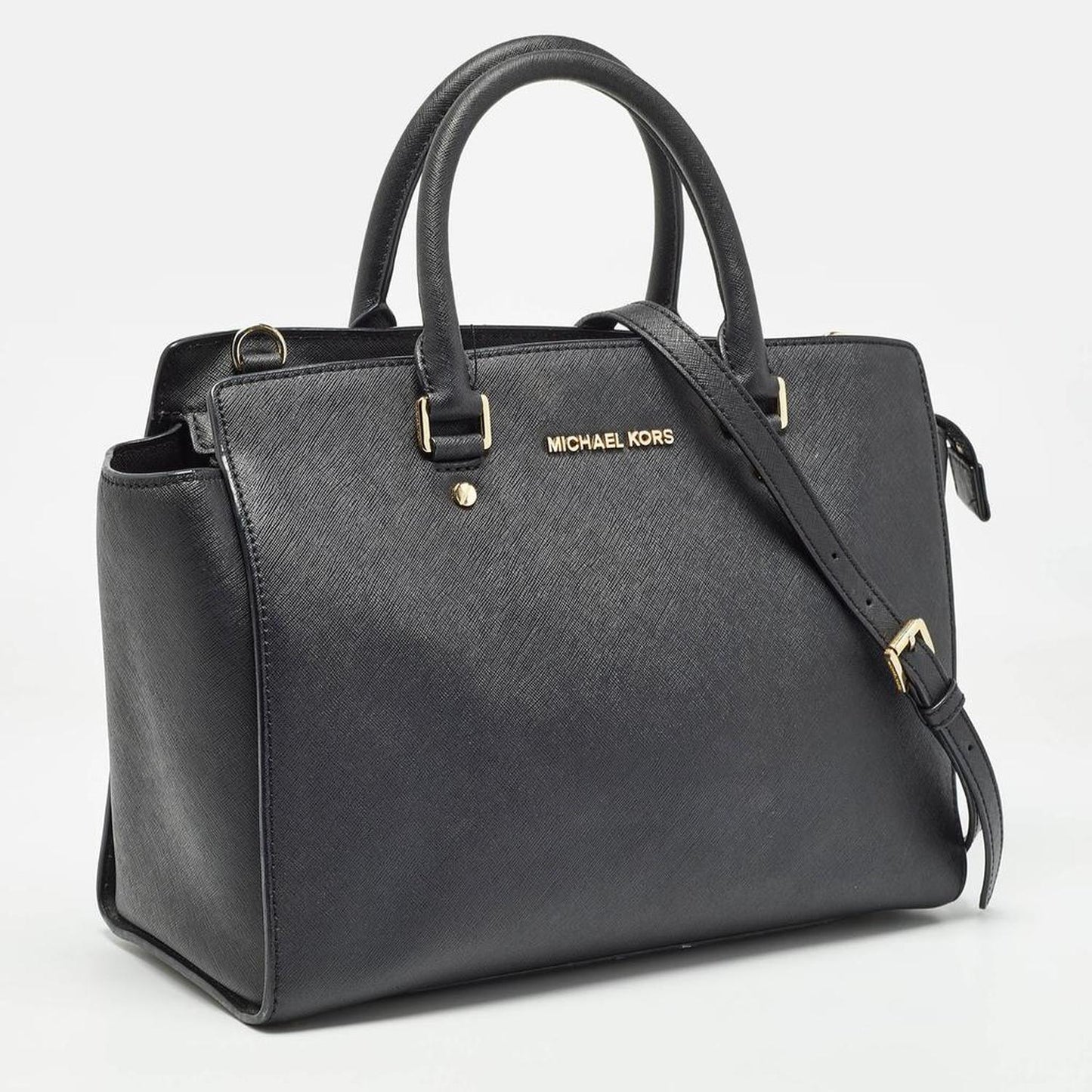 Michael Michael Kors Saffiano Leather Large Selma Satchel