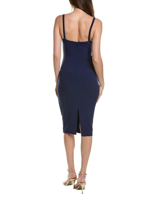 Wool-Blend Sheath Dress