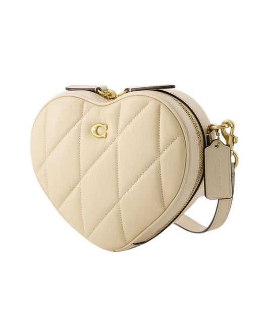 Heart Crossbody - Coach - Leather - Ivory