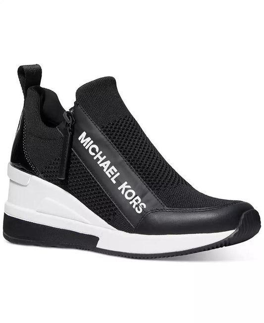 Willis Knit Trainer Wedge Sneakers
