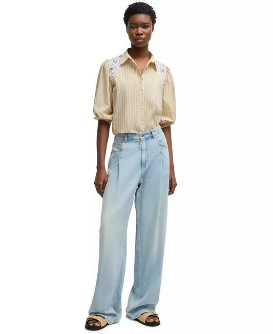 Women's Striped Regular Fit Blouse