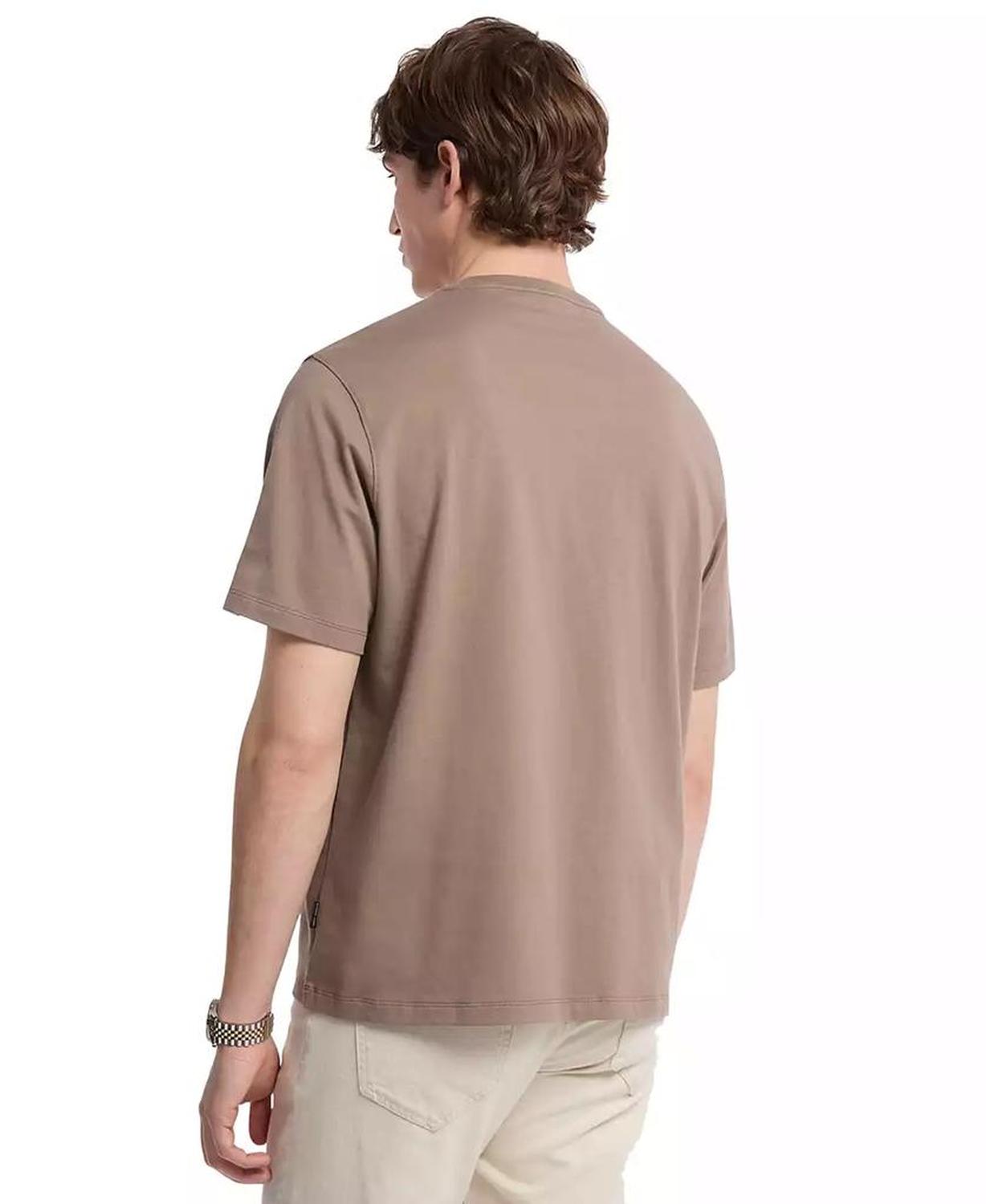 Men's Short Sleeve Embossed Shadow Logo T-Shirt