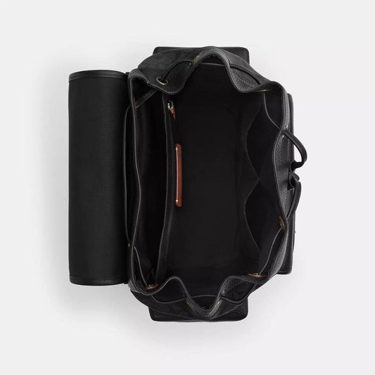 Sprint Backpack In Signature Canvas With Patches