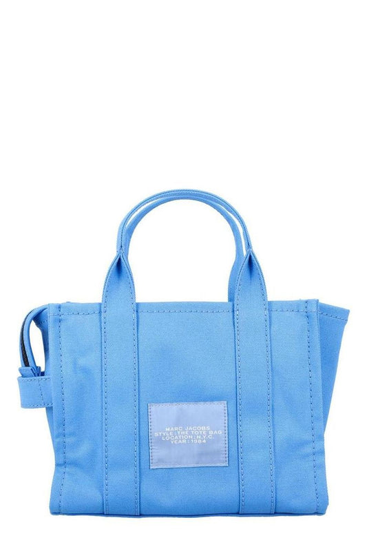 Marc Jacobs Logo Printed Zip-Up Small Tote Bag