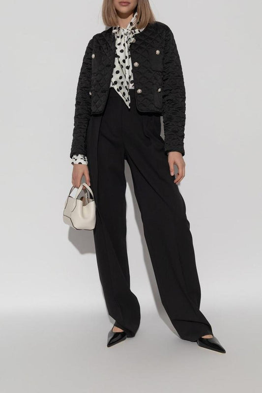 Kate Spade Quilted Button-Up Jacket