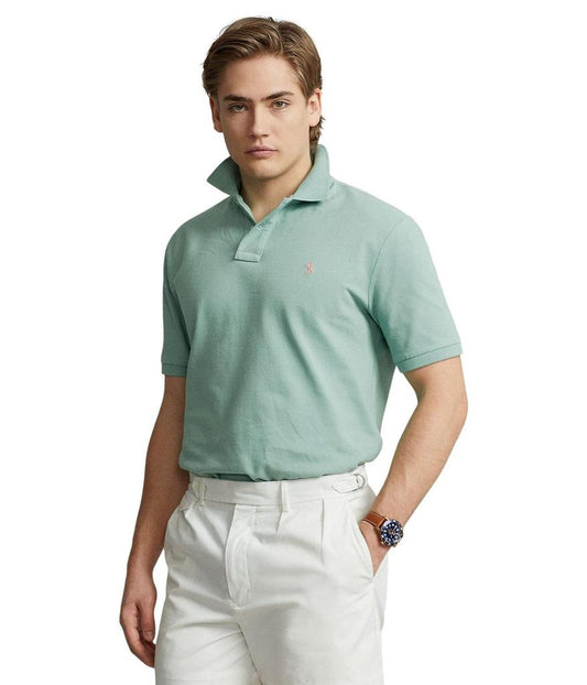 Custom Slim Fit Mesh Polo Shirt
