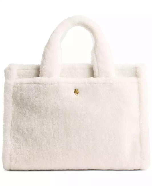 Shearling Cargo Medium Tote Bag
