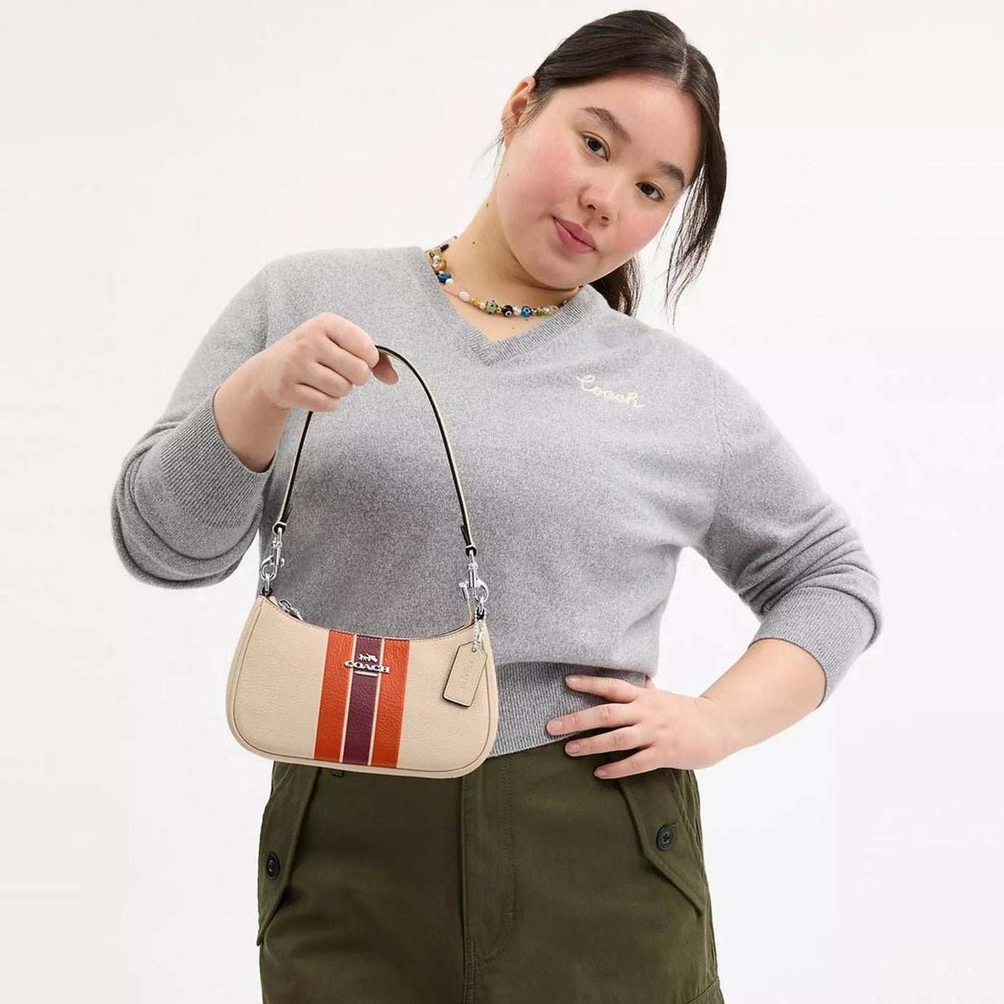 Teri Mini Crossbody Bag With Stripe