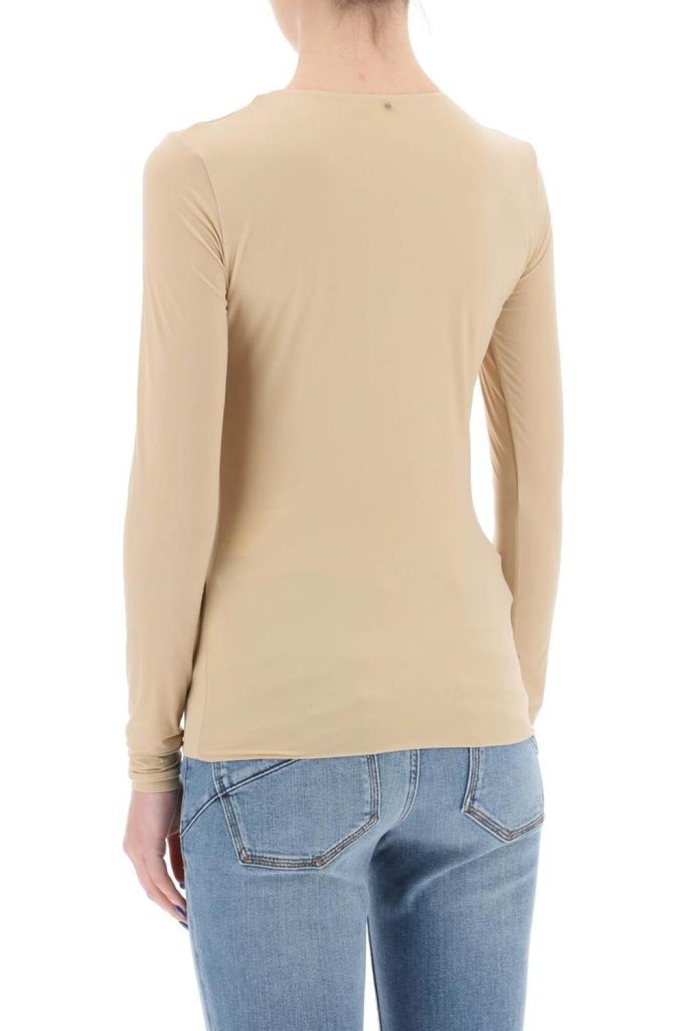 Sportmax Stretch Jersey Long-Sleeved T-Shirt