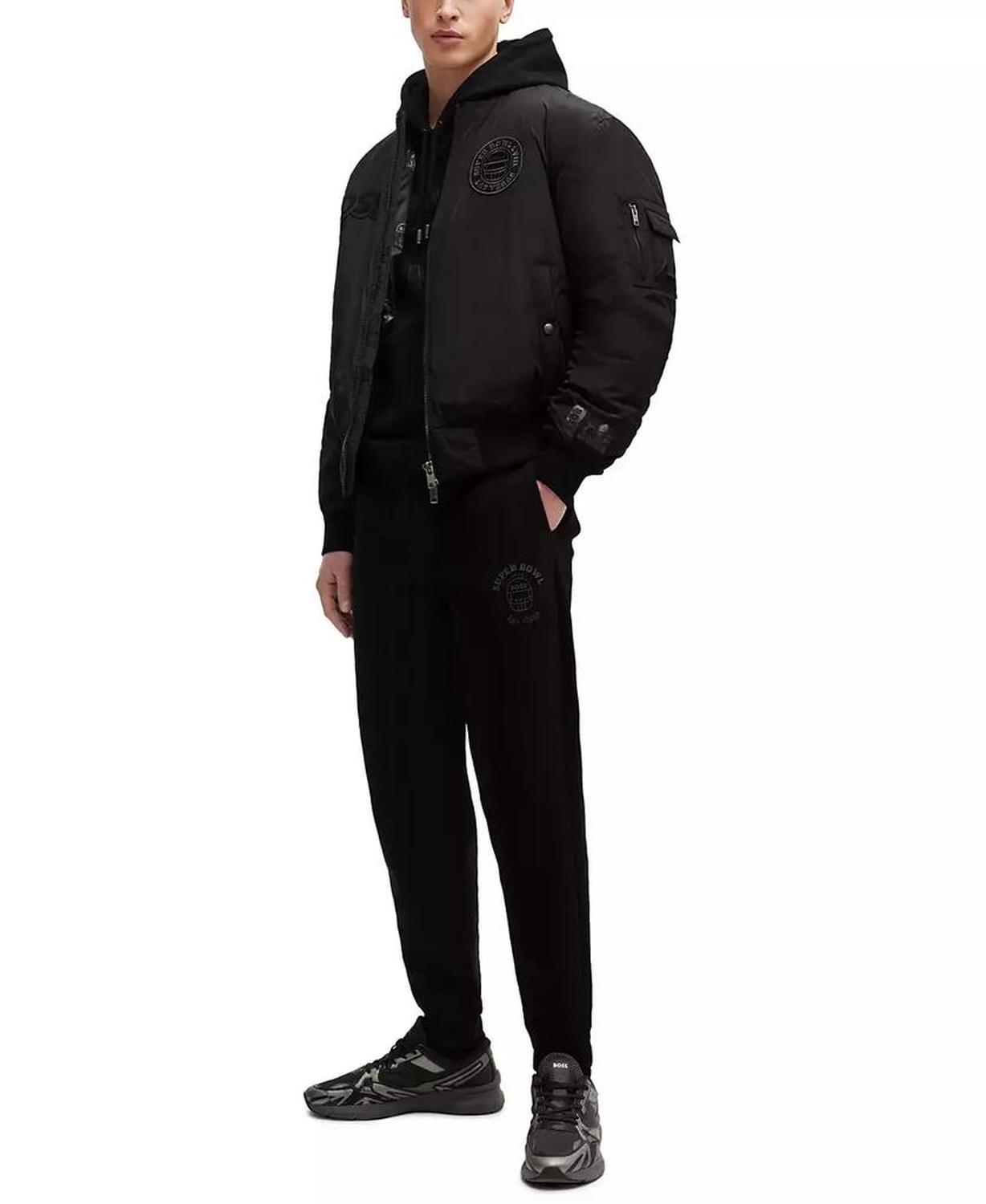 BOSS Men's BOSS x NFL Metallic Print Hoodie