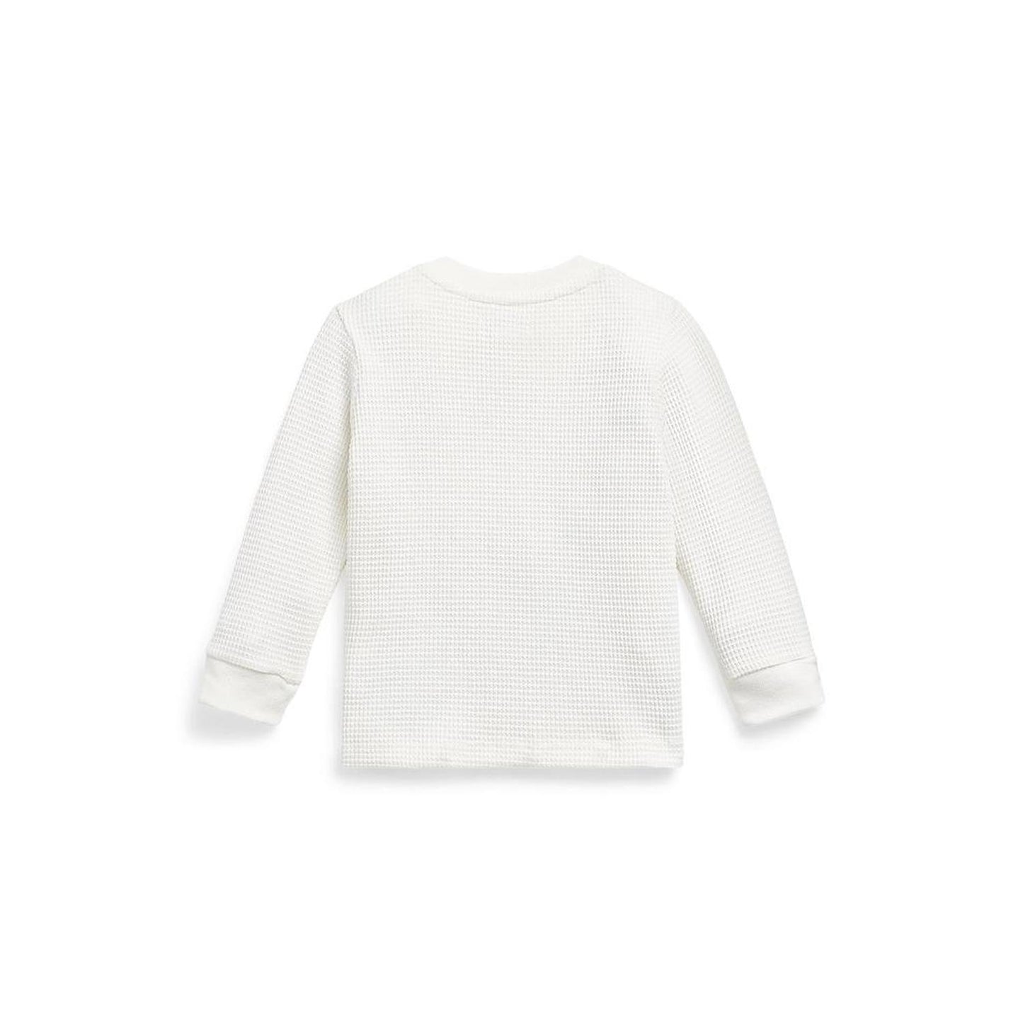 Waffle-Knit Cotton Long-Sleeve Tee (Infant)