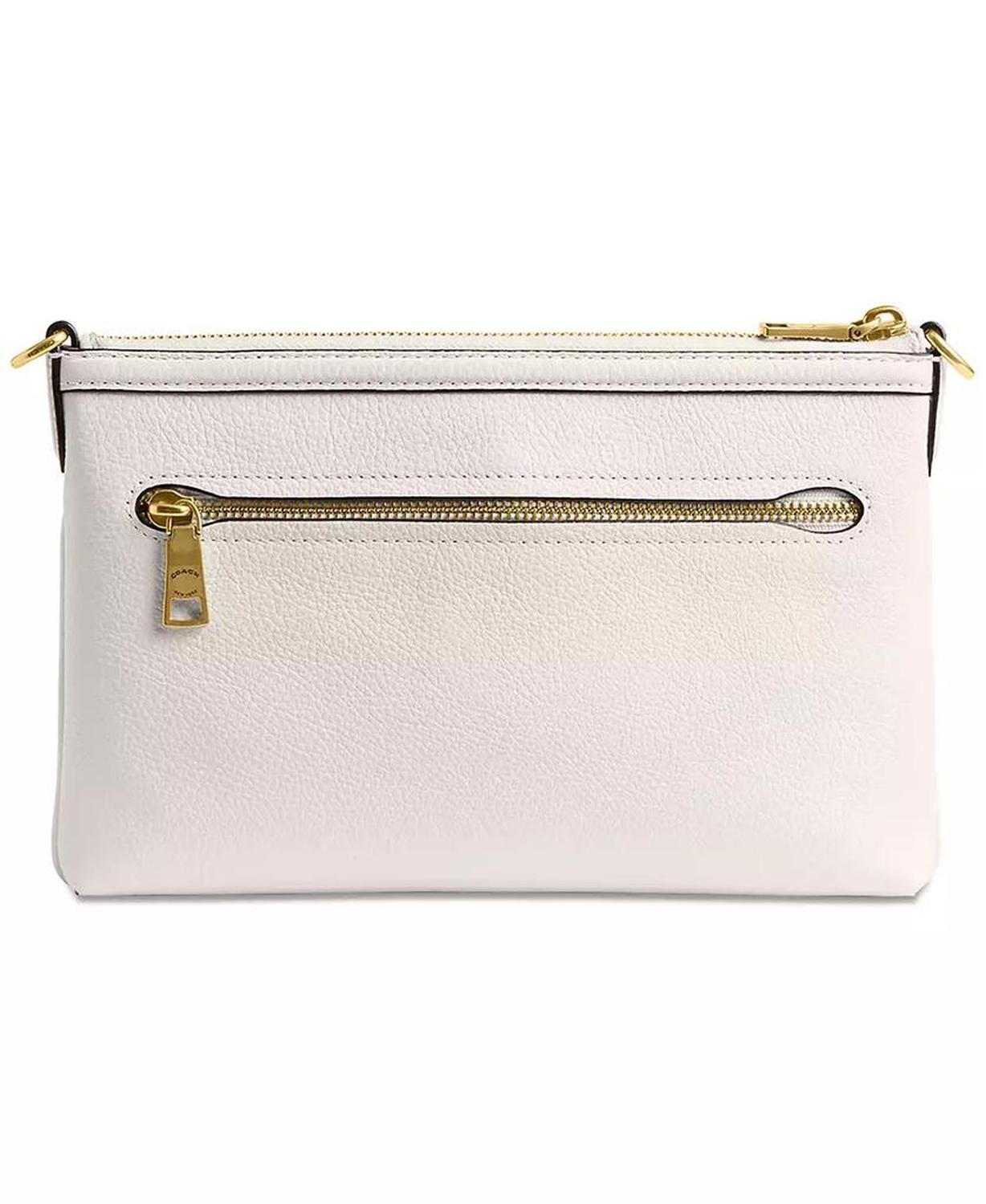 Refined Pebble Leather Legacy Zip Top Smal Crossbody