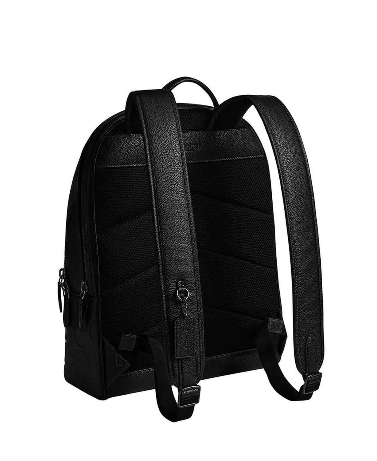 Men's Charter Maxi Signature Leather Backpack