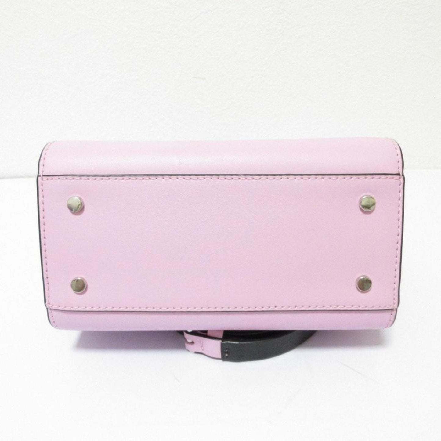 Leather Handbag Shoulder Bag (Pre-Owned)