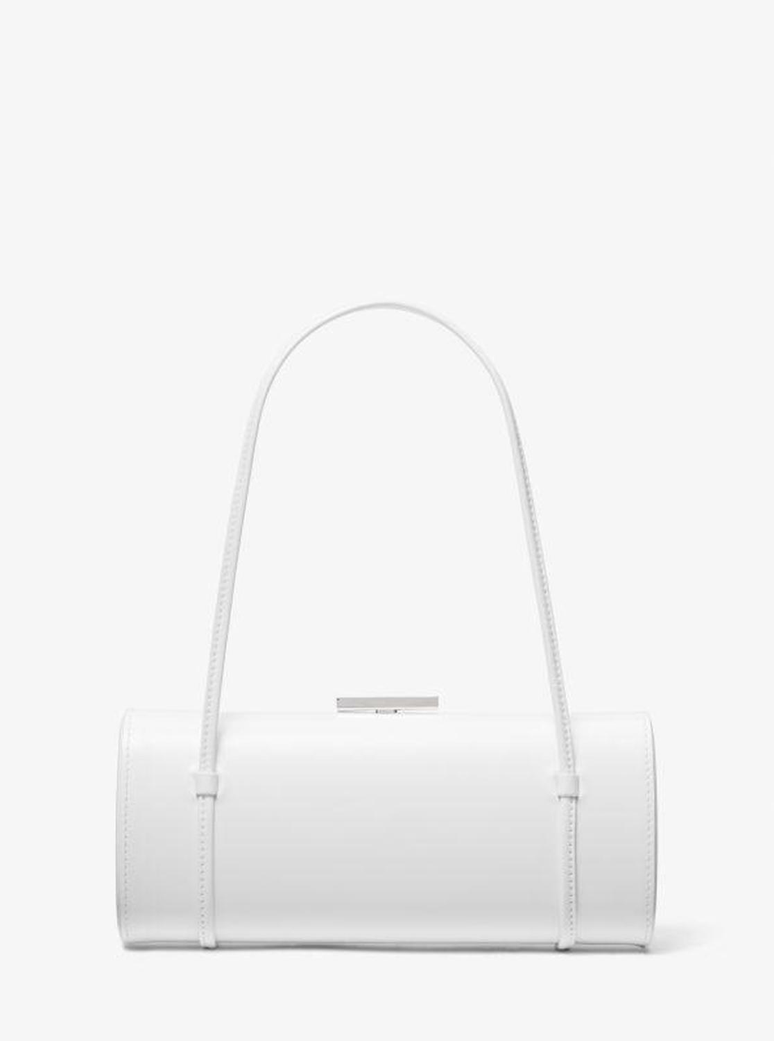 Natalie Leather Barrel Bag