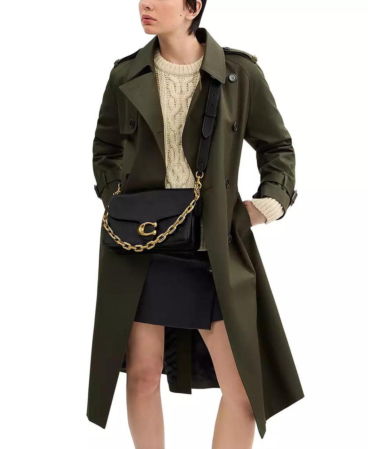 Chain Tabby Leather Small Shoulder Bag