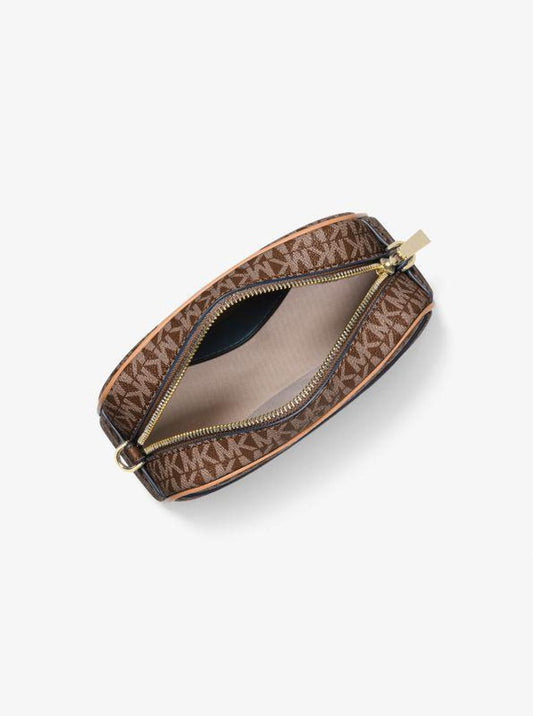 Jet Set Small Signature Logo Camera Crossbody Bag