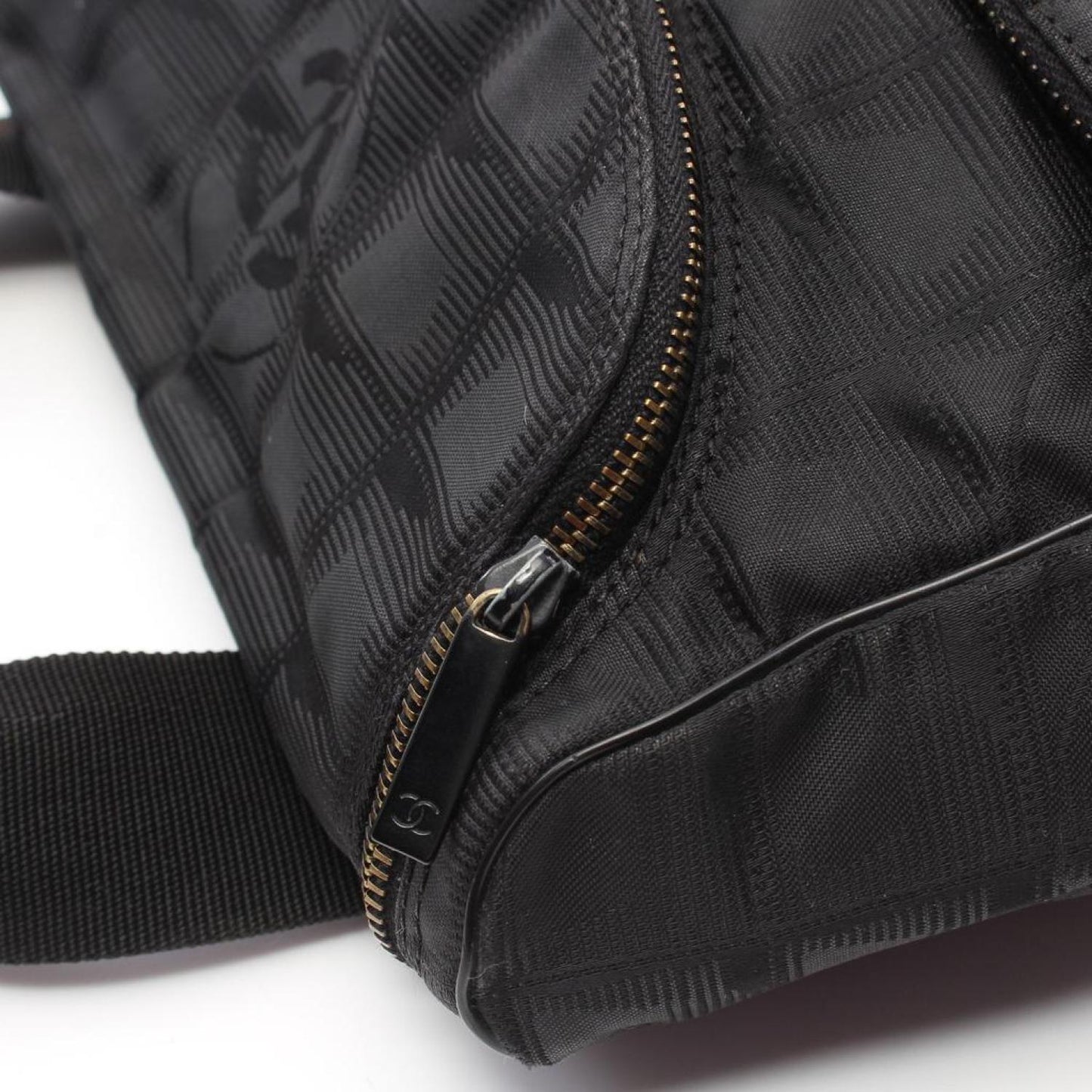 New Travel Line Backpack Rucksack Nylon Canvas Leather