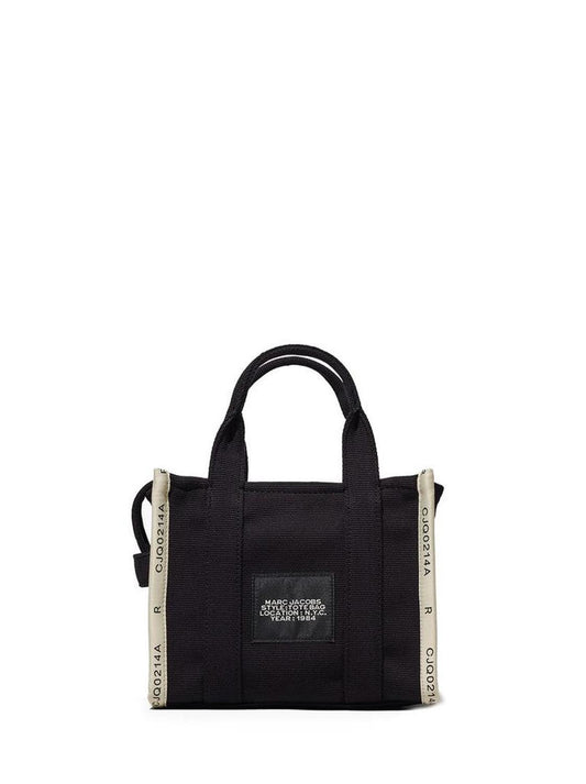 Small Black Canvas Tote Bag