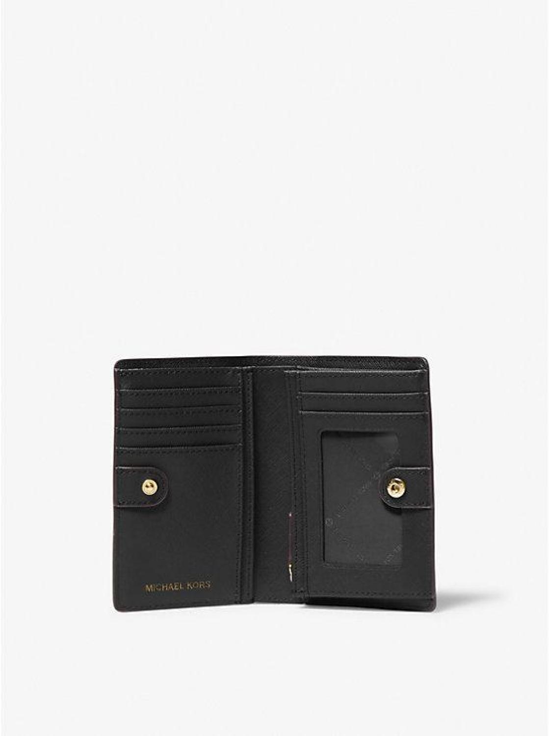 Jet Set Charm Medium Saffiano Leather Wallet