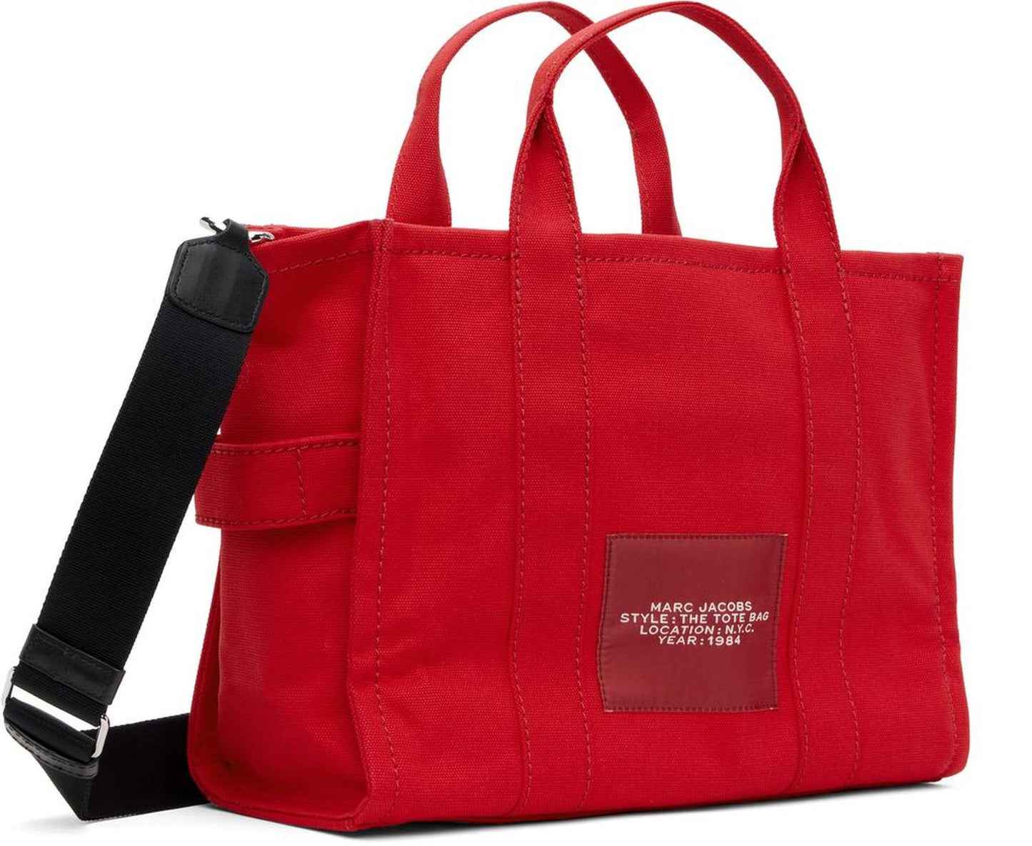 Red 'The Canvas Medium' Tote