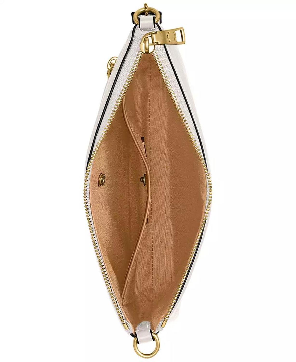 Refined Pebble Leather Legacy Zip Top Smal Crossbody